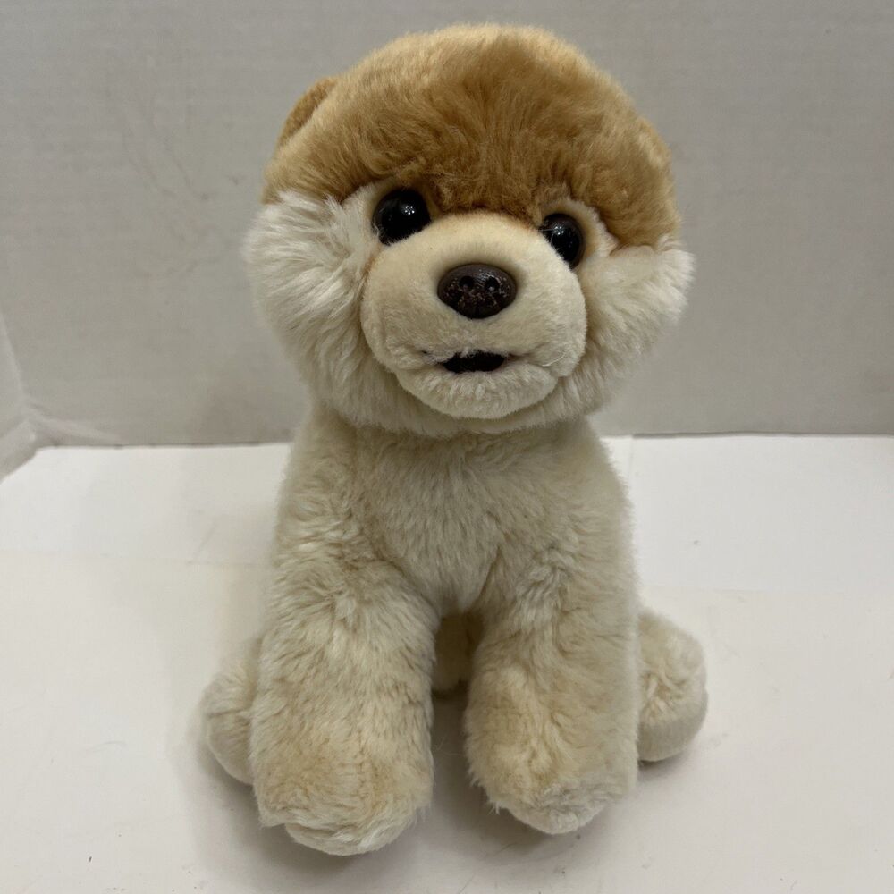 GUND Boo the World's Cutest Dog Sitting Pomeranian Pom-Pom Puppy 9” Plush